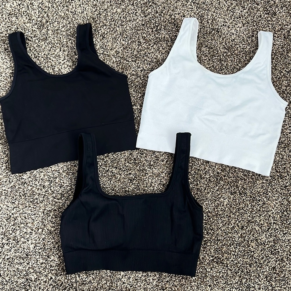 3 Amazon TikTok Workout Tops, worn once